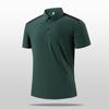 Camisa POLO de seda helada de verano nueva, camiseta de solapa de nailon con costuras sin costuras, camiseta de manga corta de negocios de alta calidad para jóvenes de alta calidad