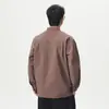 Camisa Retro de Lino Estilo Chino con Cuello Alto y Manga Larga para Hombre, Nueva Colección Primavera 2026, Moderna, Holgada, Sencilla, Lujo Ligero, Casual
