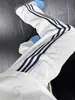 Pantalones Deportivos de Rayas Pierna Recta para Hombre y Mujer Primavera y Otoño Ropa Urbana Americana Pantalones Cleanfit Sueltos Pierna Ancha Casual Largos