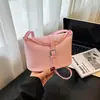 Bolsa Saco Texturizada da Moda, Nova Bolsa de Mão com Padrão Trançado, Bolsa de Ombro de Estilo Sofisticado, Bolsa Transversal para o Dia a Dia para Mulheres