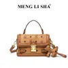 Bolso cuadrado pequeño bordado de estilo chino nuevo, nuevo diseño de nicho de verano, bolso de hombro y cruzado, bolso de mano versátil y moderno para el trabajo