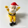 Figura de Papai Noel impressa em 3D de PLA transfronteiriça, articulada para movimento, um brinquedo festivo de decoração de mesa de Natal