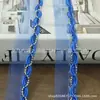 Venta al por mayor del fabricante Cadena de cuentas metálicas tejidas en onda de malla con forma de S para manualidades DIY Ropa Cuello Puño Accesorios para prendas Adorno de encaje