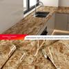 Fabricante Transfronteiriço Atacado Adesivos à Prova de Óleo para Cozinha, Filme Autoadesivo Impermeável de PVC tipo Mármore para Bancadas, Fogões e Armários