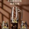 Juego de copas de vino blanco con lámina de oro de cristal para el hogar, separador de vino de vidrio, jarra de vino, juego de vino de alta gama, taza de tamaño pequeño, venta al por mayor