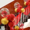 Decoração de Casamento Corrimãos de Escada, Adereços de Decoração de Quarto de Casamento, Véus de Casamento, Decoração de Quarto de Casamento, Conjunto de Bandeiras Onduladas para Escada