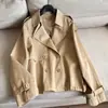 101,3kg Trench coat estilo jaqueta com gola alta e barra ajustável, caimento levemente solto, atacado N3DW86522