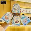 Bolsa de moedas colorida transparente com laser Love Coin Bag para meninas Mini pequena mochila escolar Jelly Coin Key Case Series Keychain