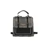 Mochilas de Comercio Exterior para Mujer 2025 Estilo Coreano Nueva Moda Simple Bloques de Color Bolsos de Hombro Bolsos de Mano Retro Bolsos