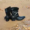 Botas de Caballero de Moda Tendencia Elegantes Estilo Británico 2026 para Mujer con Punta Fina, Perfectas para Figuras Menudas, Botas Muy Atractivas para Primavera y Otoño