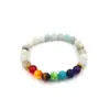 AliExpress venda quente universo galáxia Sistema Solar oito planetas pulseira estrela guardiã contas de pedra natural pulseira para mulheres