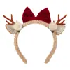 Diadema Shirley Rose Navideña 2026 Diadema de Peluche con Lazo de Año Nuevo Accesorio para el Cabello Minnie de Disneyland Hong Kong Pasador