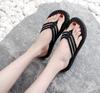 Especial transfronterizo para zapatos de playa de paja de imitación verano nuevo sandalias de cuerda de cáñamo zapatillas para usar correas planas antideslizantes chanclas
