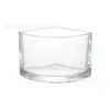 Taza de Vela Taza de Vela Taza Vacía para Velas de Aromaterapia Taza de Vidrio Contenedor de Velas de Aromaterapia Taza de Vidrio Vela de Aromaterapia