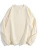 Sudadera de Terciopelo de Nuevo Estilo Otoño e Invierno para Hombre y Mujer, Top de Manga Larga con Cuello Redondo, Talla Grande Estilo Coreano Holgado Largo t Chaqueta