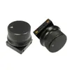 Lejun Recomienda Interruptor Giratorio de Alta Corriente 6A Cuadrado de Tres Velocidades 25*25mm A4F13 Sin Orejas con Aluminio Negro Sólido
