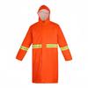 Impermeable Reflectante de Servicio y Conjunto de Pantalones de Lluvia Largo Dividido Doble Capa Verde Fluorescente Ropa Reflectante Tráfico Administración Vial Saneamiento
