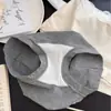 Ropa interior de algodón puro antibacteriana de 10 A con entrepierna extendida para niñas, cintura media con encaje, estilo juvenil, pierna recta, cuatro esquinas, entrepierna de algodón puro