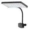 Luz LED para aquário com múltiplas lentes, luz quadrada com clip para mudança de cor em espectro total, luz WRGB, luz com clip para plantas aquáticas, iluminação de aquário