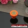 Manijas de Cerámica Coloridas para Gabinetes y Muebles, Perillas Redondas Minimalistas Modernas Pastorales de un Solo Agujero para Puertas de Gabinete y Cajones