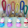 Llavero Creativo de Dibujos Animados 3D Colgante de Coche para Pareja Juguete de PVC de Moda Figura Figurita Puesto Callejero Pequeños Regalos Premios Venta al por Mayor