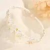 Pulsera Flor de Ciruelo, Ramitas Frescas Pequeñas, Pulsera Abierta de Relieve Tridimensional, Regalo Retro Literario para Novia