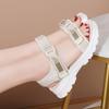 Sandalias de verano para mujer 2024, nuevas sandalias y zapatillas de suela gruesa de alta gama, sandalias deportivas de playa