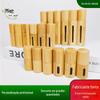 Frascos Rolo de Bambu Convenientes Atacado 3ml 5ml Frascos Dispensadores de Óleo Essencial de Bambu com Janela de Cobertura Total e Esferas Rolantes para Cosméticos