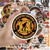 50 Pegatinas de Bomberos Graffiti Transfronterizos Impermeables para Cuaderno Pegatinas para Patineta Recompensa de Jardín de Infancia Pegatinas Cognitivas para Niños