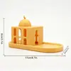 MM3D005 Ornamentos arquitetônicos de estilo étnico transfronteiriços, decorações festivas de mesa, ornamentos de plástico, luzes noturnas LED criativas, peças de exibição