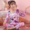 Pijamas para niños del sudeste asiático, ropa de casa de manga larga, fina, de dibujos animados, para primavera y otoño