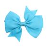 Venta Caliente Europea y Americana 40 Colores Color Sólido Canalé Pinza de Pelo de 3 Pulgadas Pinza de Pelo de Moño Cola de Pescado Tocado de Bebé Accesorios para el Cabello