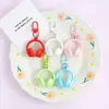 Chaveiro de Fone de Ouvido 3D Colorido Criativo Estilo Doce Cool Pingente de Bolsa DIY Acessórios de Joias Artesanais Materiais Atacado