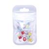Acessórios Coloridos Mistos de Resina Coração de Pêssego para Nail Art Coração Tridimensional Desenho Animado Rosto Sorridente Relógio Acessórios de Unha Vestíveis Liquidação