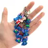 Venta Caliente Dibujo Animado Abejita Tarro de Miel Brocheta Llavero Divertido Figura 3D de PVC Llavero Regalo Pequeño Creativo