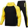 Conjunto de Sudadera Deportiva para Hombre Otoño/Invierno 2023, Conjunto de Sudadera Transfronterizo para Hombre, Sudadera de Color Sólido con Forro Polar, Directo del Fabricante