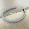 Diadema de Tela de Sarga Simple Estilo Coreano con Cabeza de Esponja 2025 Nueva Diadema de Corona Alta Pinza Elegante para el Cabello al Aire Libre
