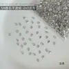 2*3 strass de circonita ovalada para decoración de uñas, strass blancos de moda y deslumbrantes, de fondo plano y forma irregular, accesorios de circonita para uñas ponibles
