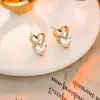 Brincos para Mulheres Agulha de Prata S925 Artefato de Cuidado com a Orelha Brincos Nicho Brincos Estilo Mini Floresta Brincos Elegantes Versáteis Joias