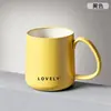 2026 Nueva Taza de Agua de Color Degradado para Uso Doméstico, Vaso para Enjuague Bucal de Pareja, Vaso de Cepillado de Dientes de Estudiante de Alto Valor, Vaso para Lavarse de Estilo Nórdico