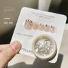 Accesorios de verano para uñas, para uñas de los pies, estilo corto, bolsa de material, mini lentejuelas con forma de diamante, accesorios para pies
