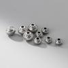 Impresión plata 925 5-7mm cuentas vintage cuentas linterna accesorios para pulsera DIY material de cuerda trenzada hecha a mano cuentas sueltas T0762