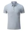 Polo de Tela Piqué Dinámica Secado Rápido Manga Corta Unisex Color Sólido Camisas Publicitarias Creación de Equipos Ropa de Trabajo Bordado Impresión Mayoreo