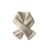 Cachecol infantil coreano Qiunan, cor sólida fofa, quente de tricô, protetor de pescoço à prova de vento para meninos e meninas, novo modelo de atacado
