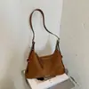Bolsa Tote de Color Sólido Shuai Mijia para Mujer 2026 Otoño Nuevo Retro Moda Diaria Gran Capacidad Hombro Único Bolsa para Viajar