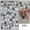 Belleza Completa Transfronteriza Nuevas Pegatinas para Uñas Navidad Ángel Papá Noel Oso Muñeco de Nieve Pegatinas para Uñas