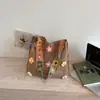 Bolso de Mano Tejido Estilo Perezoso 2026 Nuevo Estilo de Verano Calado Bolso de Punto Simple Gran Capacidad Bolso de Hombro para Vacaciones en la Playa