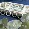 Anillo de Jade Natural Grado A Venta Directa desde la Fuente, Anillo de Agua Azul para Hombres y Mujeres, Anillo Flor de Hielo, Joyería de Regalo, Anillo de Dedo del Pie