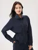 Blusas para Mujer, Modal Lenzing Hueco Sexy Otoño e Invierno Nueva Chaqueta Corta con Cremallera y Solapa que Ceñe la Cintura