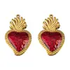 Colar Feminino Transfronteiriço de Aço Inoxidável 304 Banhado a Ouro Tendência DIY Pingente Charme Coração Asa